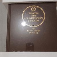 Webster Third New International Dictionary