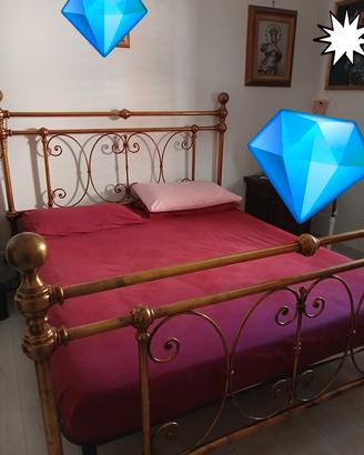 letto in ferro battuto