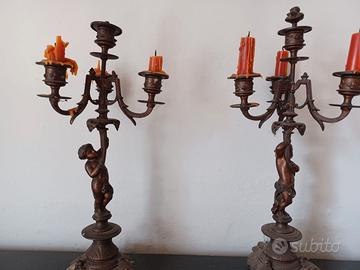 Coppia candelabri