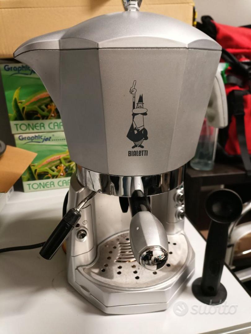 Bialetti mokona, macchina caffè espresso, sistema aperto (per macinato