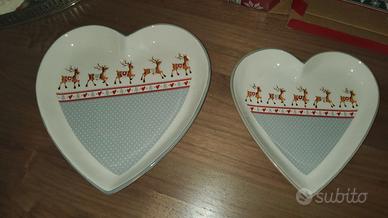 Vassoi in ceramica Natalizi