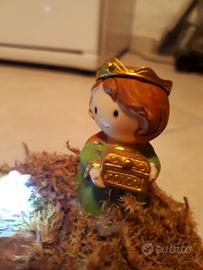 Presepe completo con luci