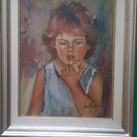 Luciana Gazzoni (olio su tela 30x 40)