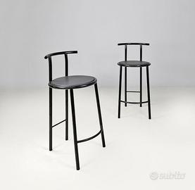 Sgabelli neri di design - Made in Italy