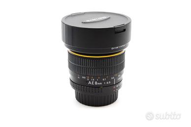 SAMYANG 8MM F3.5 PER NIKON F M.D112F4764