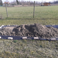 Terreno vegetale terra da giardino