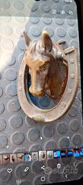 2 bussa porta antichi in ottone