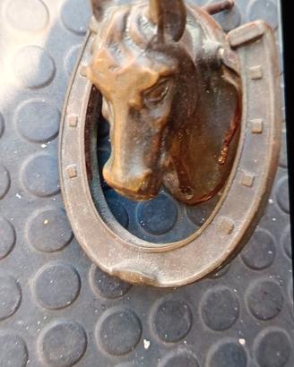 2 bussa porta antichi in ottone