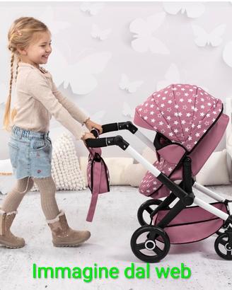 Passeggino per bambole ancora impacchettato