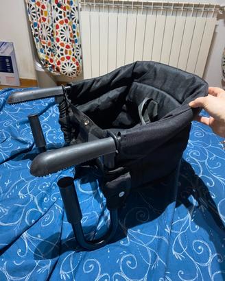 Sedia seggiolino portatile pieghevole per tavolo