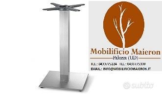 Base Tavolo Bar Ristorante in Acciaio Cod4110