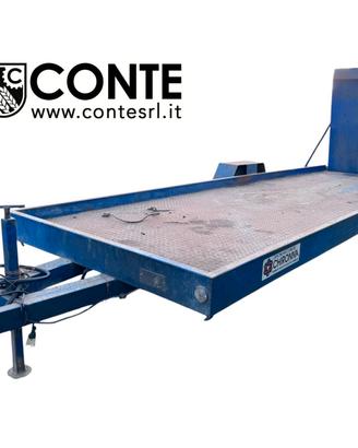 Rimorchio pianale con rampa usato
