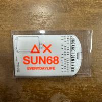 Etichetta bagaglio SUN68 originale