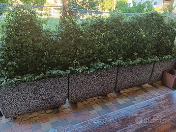 Vasche per giardino in ghiaino lavato 100x40xh60