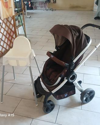Passeggino Chicco Urban e seggiolone 
