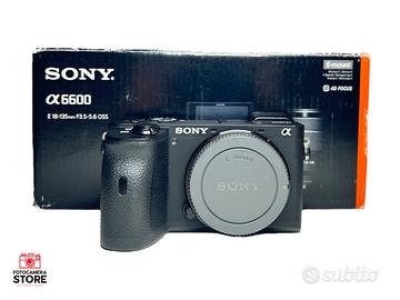 Sony Alpha a6600 (GARANZIA 2 ANNI)
