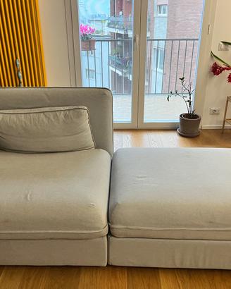 Divano componibile Ikea (con pouf letto)