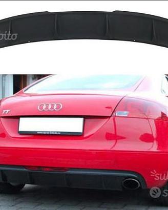 DIFFUSORE POSTERIORE RS Look AUDI TT 8J 2 scarichi