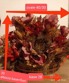 centro tavola floreale natalizio