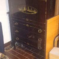 Cassettiera scrittoio stile cinese usato