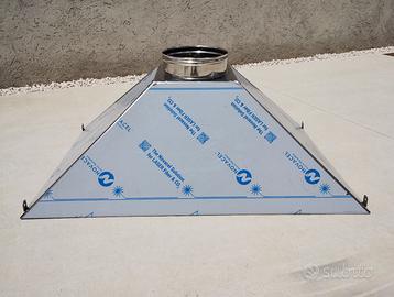 Cappa in Acciaio Inox cm.160x100
