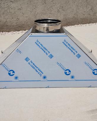 Cappa in Acciaio Inox cm.160x100