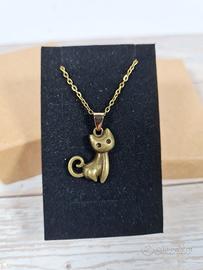 Collana "Bronze Feline" - Eleganza Senza Tempo

