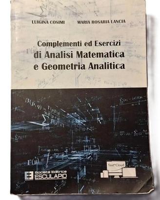 Libro di Analisi Matematica, Maria Rosa Lancia.