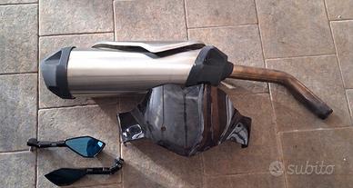 Terminale, cupolino, specchietti  TriumphTiger 800