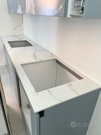 Nuovo piano cucina in Gres Ceramica