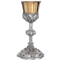 CALICE MESSA IN  MICROFUSIONE DI OTTONE,ALTO 26 CM