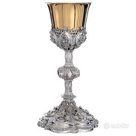 CALICE MESSA IN  MICROFUSIONE DI OTTONE,ALTO 26 CM