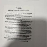 iPad Pro 11" (4a gen) 256GB Wi-Fi