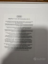 iPad Pro 11" (4a gen) 256GB Wi-Fi