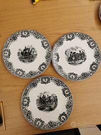 Piatti decorativi Napoleone Boch Frères 30 cm