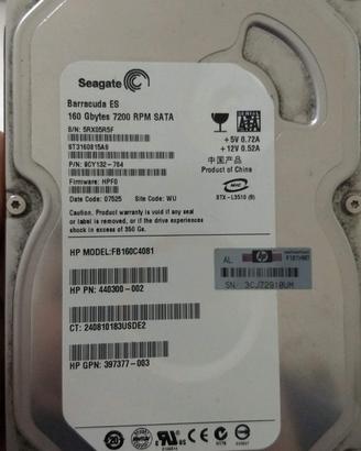 Hdd seagate barracuda 160GB
