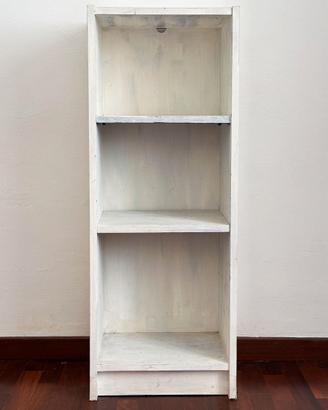 Mobile/scaffale legno bianco stile shabby chic