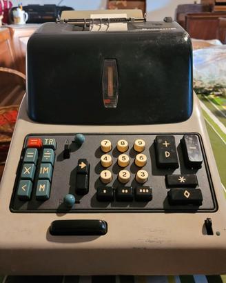 CALCOLATRICE OLIVETTI VINTAGE DIVISUMMA 24