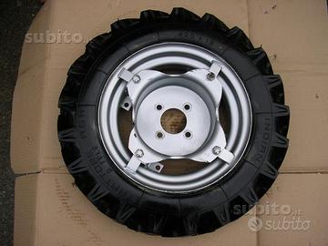 Coppia di ruote registrabili per motocoltivatore