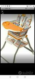 seggiolone pappa e culla nuovo