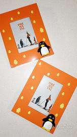 Set 2 Cornici PRÉNATAL Nuove - Pinguino Arancione 