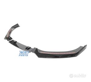 SPOILER LIP PER AUDI A4 B9 16- LOOK RS4 NERO