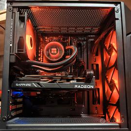 PC Gaming FullHd Alto/Ultra raffreddato a liquido