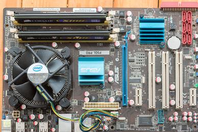 PC vintage - Core 2 Quad + ASUS P5QL Pro + RAM