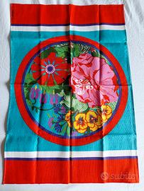 Strofinaccio vintage Bassetti FlowerPower anni '70