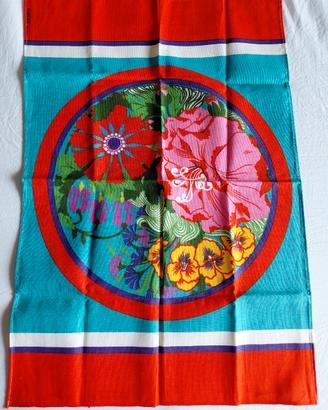 Strofinaccio vintage Bassetti FlowerPower anni '70