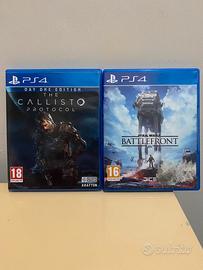 The Callisto Protocol + Star wars: battlefront PS4