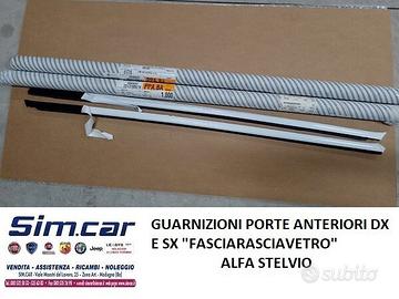 GUARNIZIONI PORTE ANT. DX E SX ALFA STELVIO