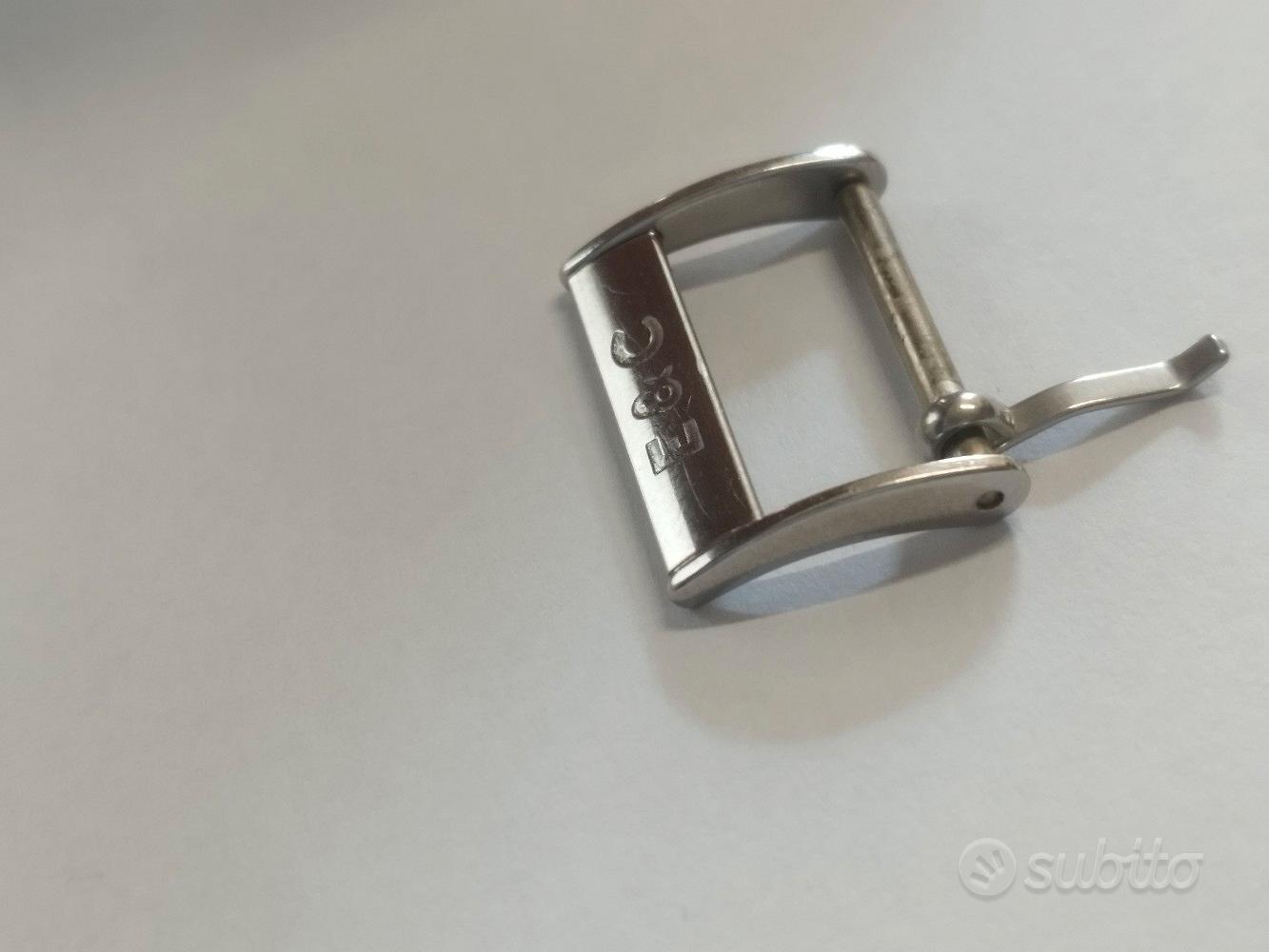 fibbia Ardiglione orologi Eberhard 16mm Acciaio Collezionismo In