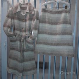 Completo Tailleur Vintage anni 60 Lana Mohair
